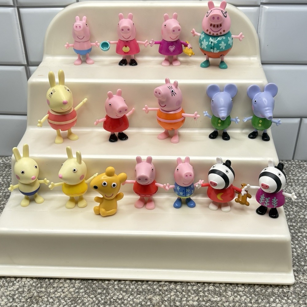 Peppa Pig Figures Pretend Play Party Decorations Collectibles Great Variety